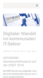 Mobile Screenshot of databund.de