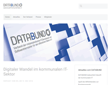Tablet Screenshot of databund.de